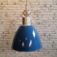 Industriální smaltovaná lampa