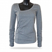 DÁMSKÝ TOP BARRSA CRYSTAL SHINE GREY