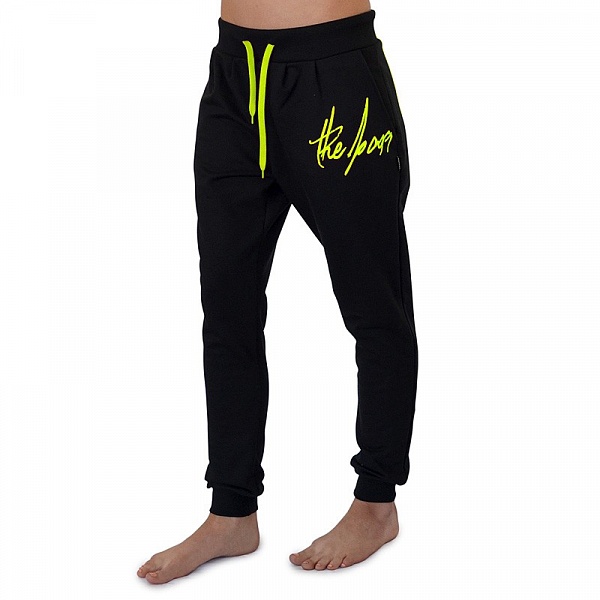 DÁMSKÉ TEPLÁKY BARRSA DENC 2 BLACK/LIME | Barrsa