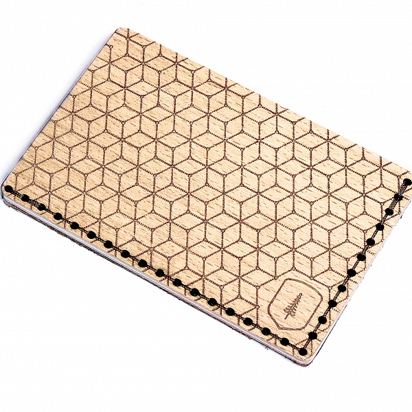 Dřevěný vizitkovník Virie Note | BeWooden